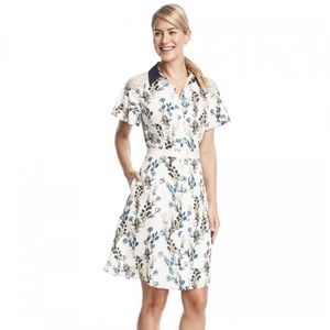 Draper James Silk Floral Dress